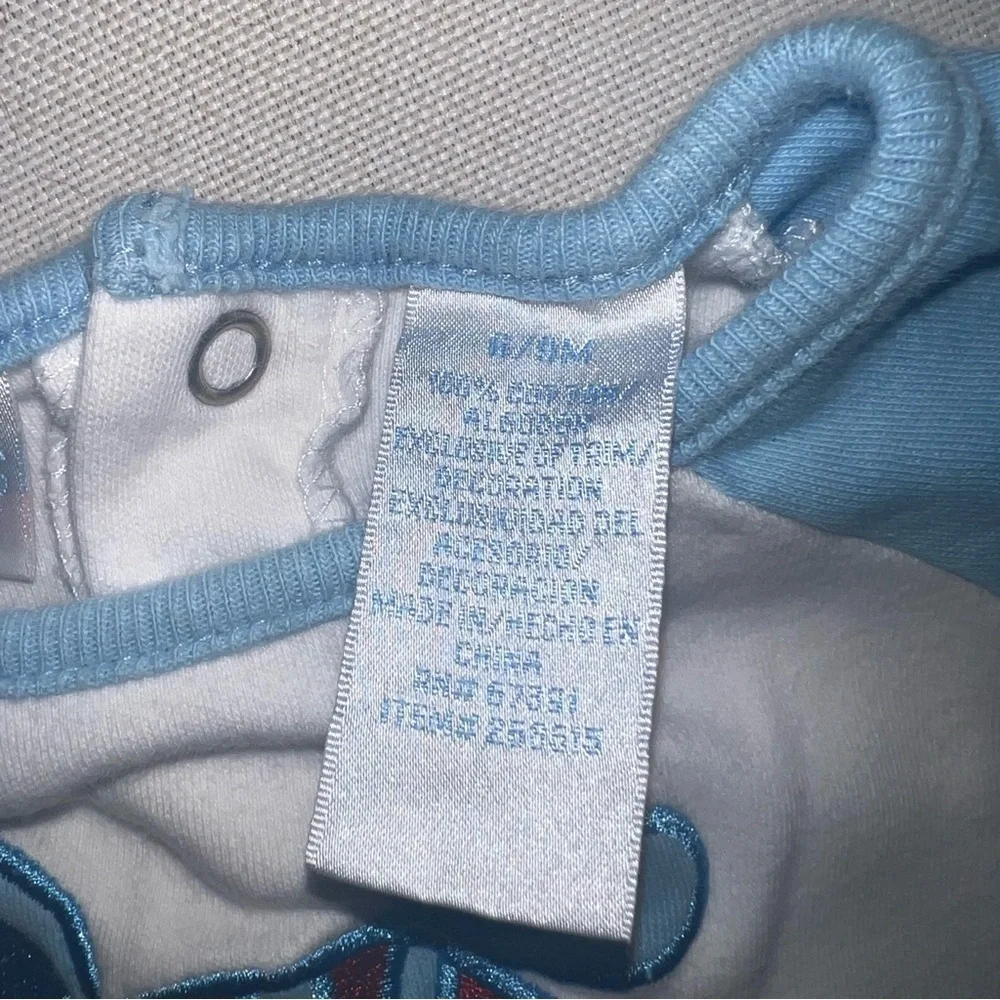 Miniwear Classics Vintage Baby Y2K Matching Set Seersucker 6-9 Months